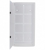 Шкаф HC-BX2-28-A-W-WH с передними петлями, для скрытого монтажа, 28"(711.2) x 365.1 х 100.6 мм (ВхШхГ), белый Hyperline