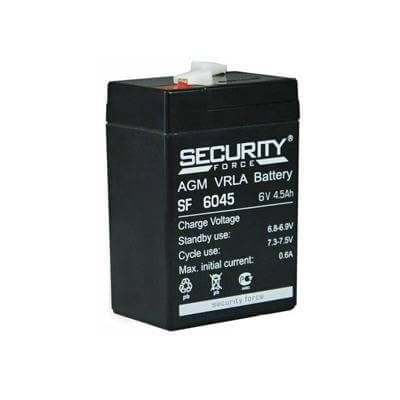 Аккумулятор 4,5а/ч 6В SF(SF 6045) Security Force