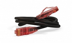Патч-корд PC-LPM-UTP-RJ45-RJ45-C5e-0.15M-LSZH-BK (100% Fluke Component Tested), 0.15 м, черный Hyperline