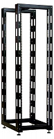 Стойка СТК-47.2-9005 телекоммуникационная универсальная 47U двухрамная, цвет черны ЦМО