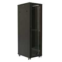 Шкаф TTB-4261-AS-RAL9004 напольный 19-дюймовый, 42U, 2055х600х1000 мм (ВхШхГ) Hyperline